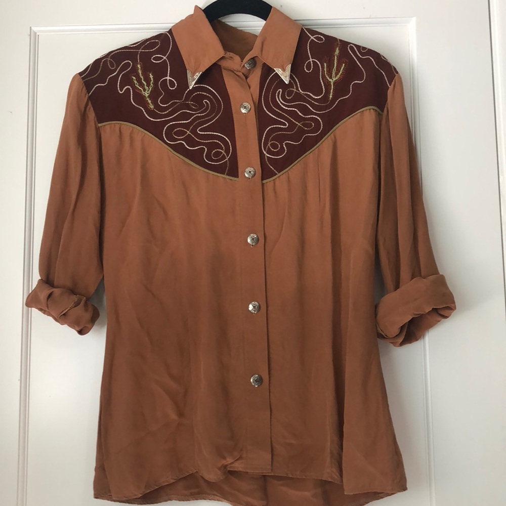 Sue Wong western shirt